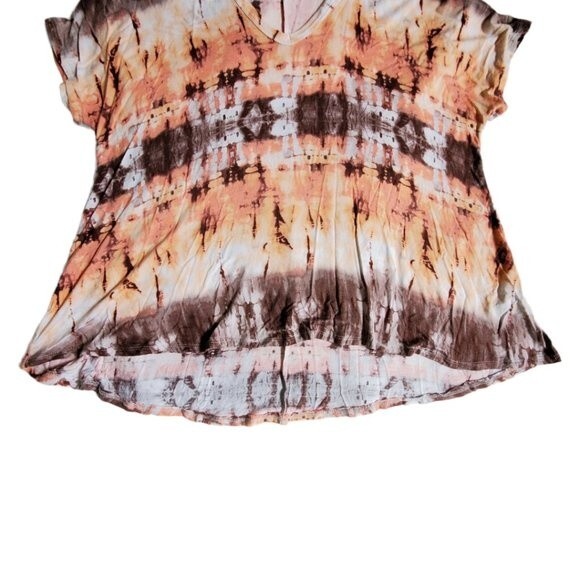 1.4.3. Story by Line Up Women's Short Sleeve Tye Dye Top Size M - Picture 5 of 10